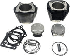REVOLUTION PERFORMANCE, LLC Cylinder Kit - 143" - Black with Highlighted Fins - M8 RP201-616W - Lucky Speed Shop