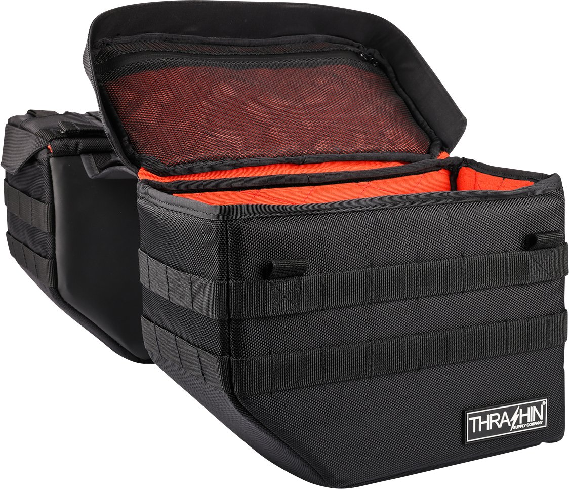 Thrashin Supply Co. Expedition Saddlebags Lucky Speed Shop